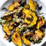 Acorn Squash with Kale Pesto foodiecrush.com