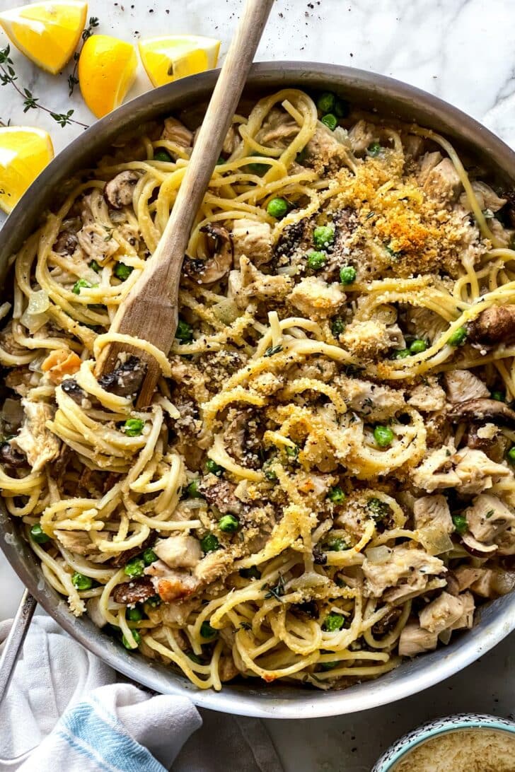 Peru Tetrazzini na frigideira foodiecrush.com