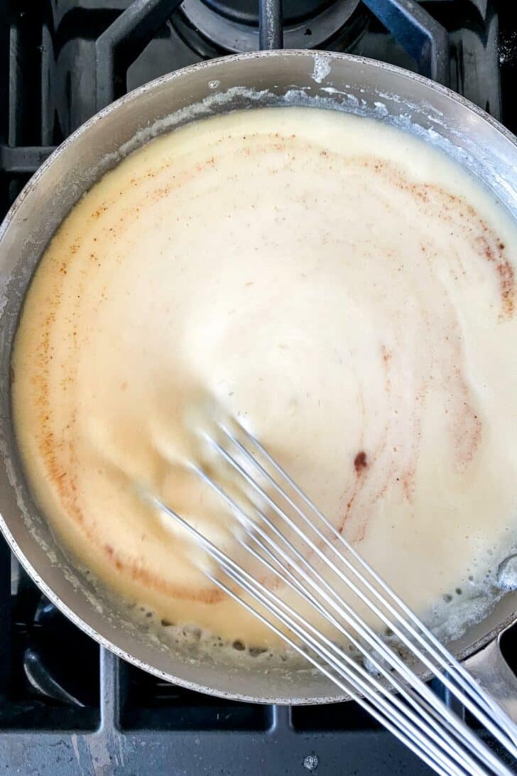 Bechamel sauce foodiecrush.com