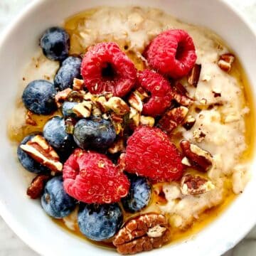 Oatmeal with Berries foodiecrush.com