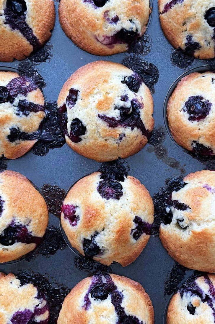 Blueberry Muffins foodiecrush.com