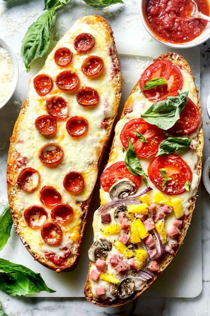Pizza Pão Francês foodiecrush.com