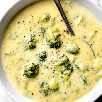 Broccoli Cheese Soup foodiecrush.com