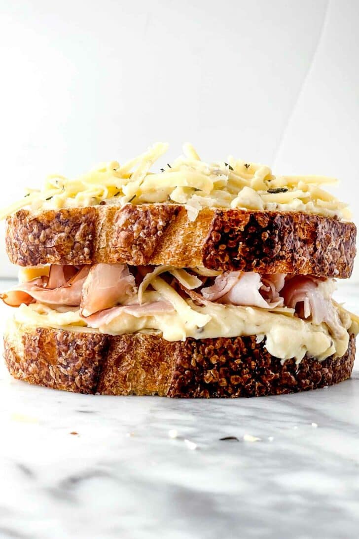 Croque Monsieur sandwich foodiecrush.com