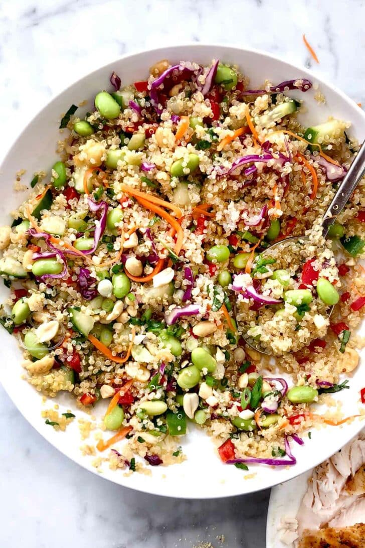 Thai Quinoa Salad foodiecrush.com