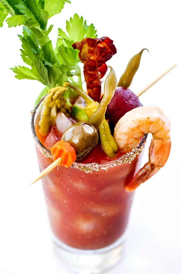 The BEST Bloody Mary Recipe and DIY Bloody Mary Bar foodiecrush.com