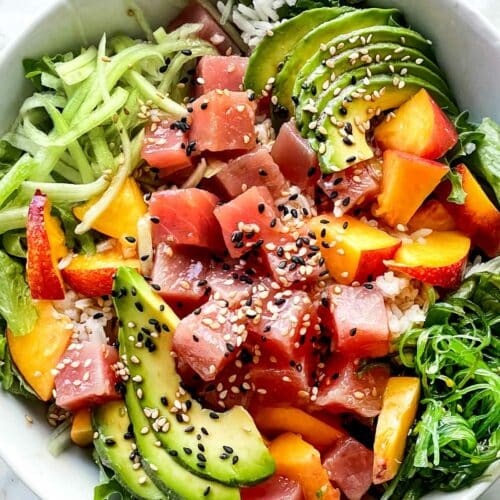 Shoyu Ahi Poke Bowl (Hawaiian Ahi Poke Bowl)