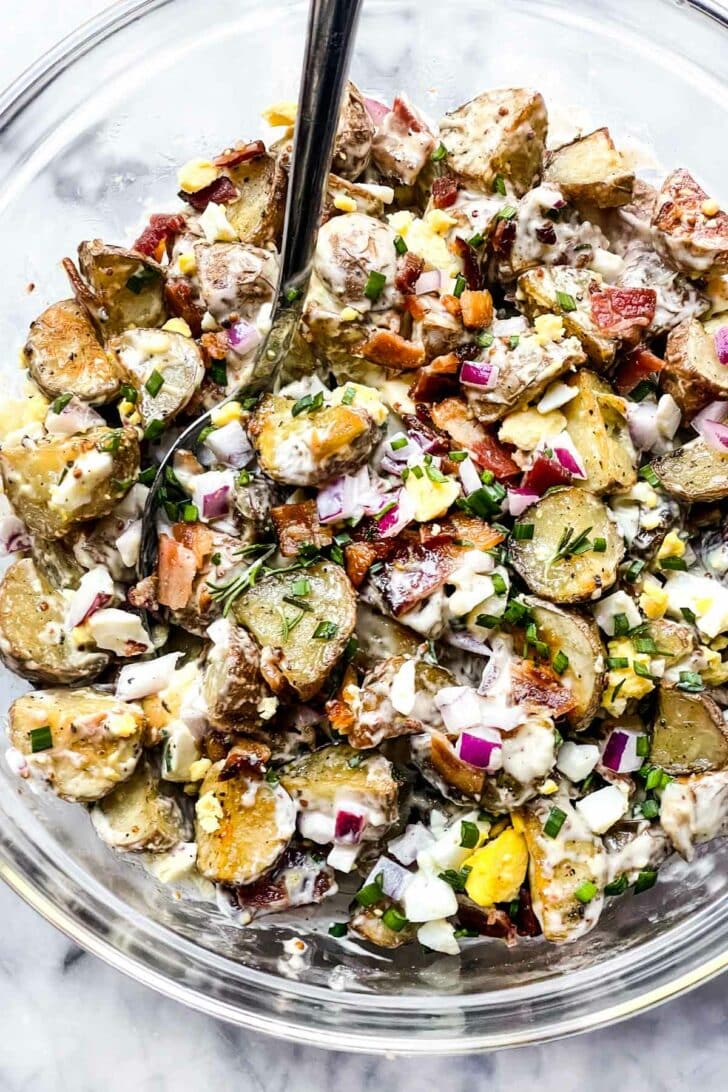 Roasted Potato Salad foodiecrush.com