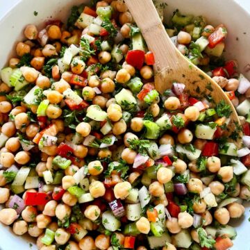 Chickpea Salad foodiecrush.com