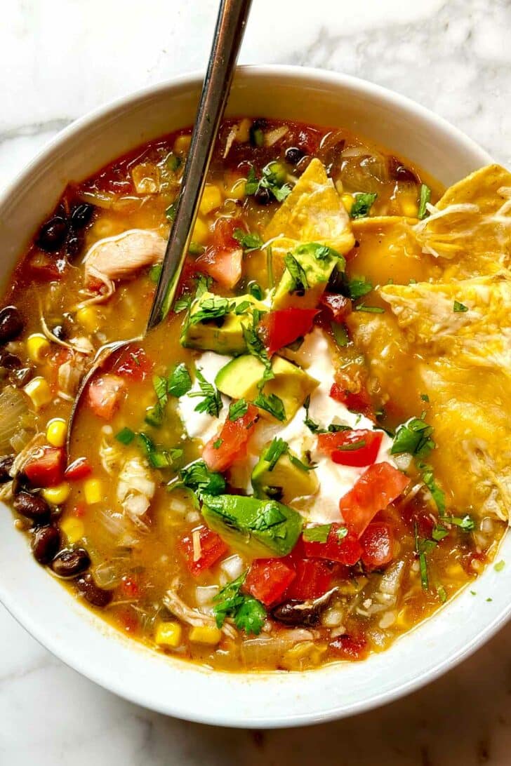 Chicken Tortilla Soup foodiecrush.com