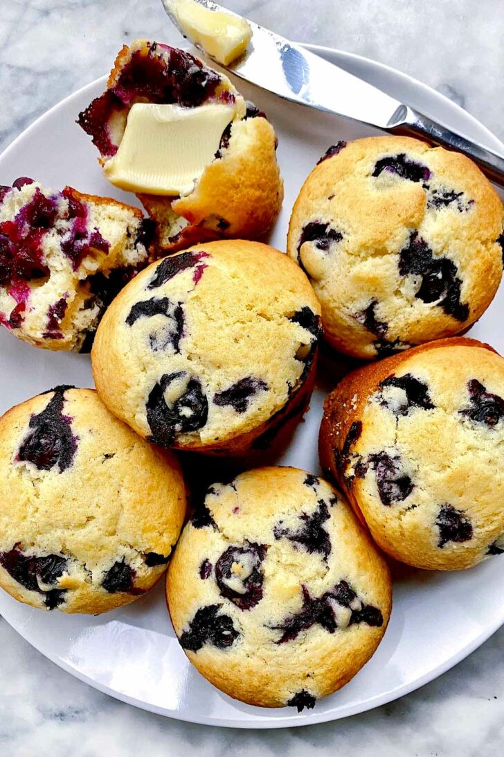 Blueberry Muffins foodiecrush.com 