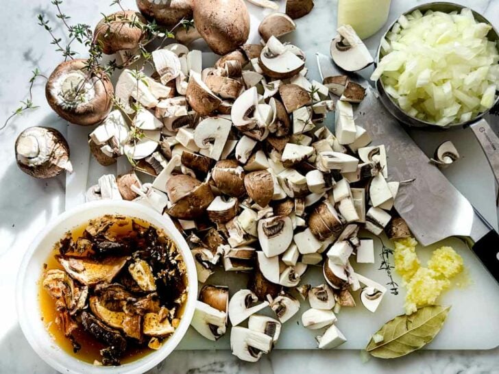What's in cream of mushroom soup chopped mushrooms foodiecrush.com