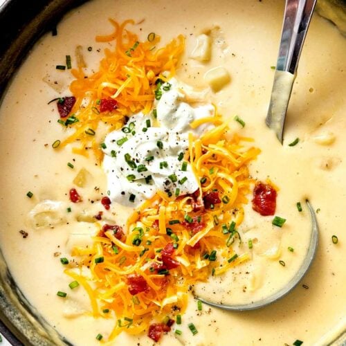 Potato Soup Recipe Recipe | foodiecrush.com