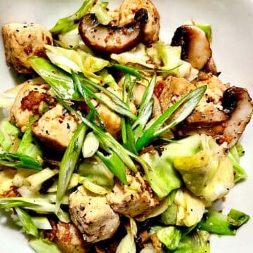 Tofu and Cabbage foodiecrush.com