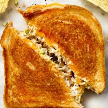 Tuna Melt Sandwich Recipe foodiecrush.com