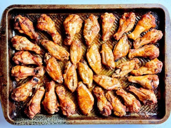 Baked chicken wings foodiecrush.com