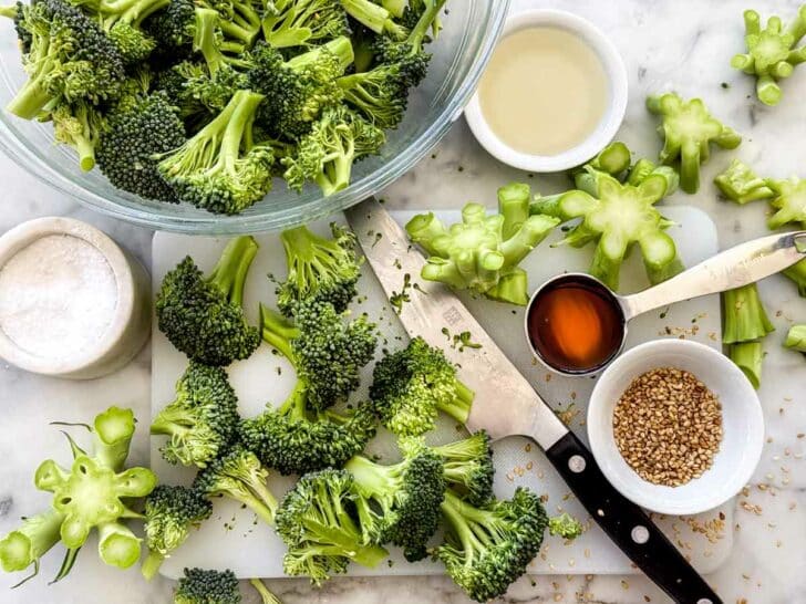 What's in Sesame Broccoli recipe ingredients foodiecrush.com