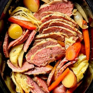 Corned Beef and Cabbage foodiecrush.com