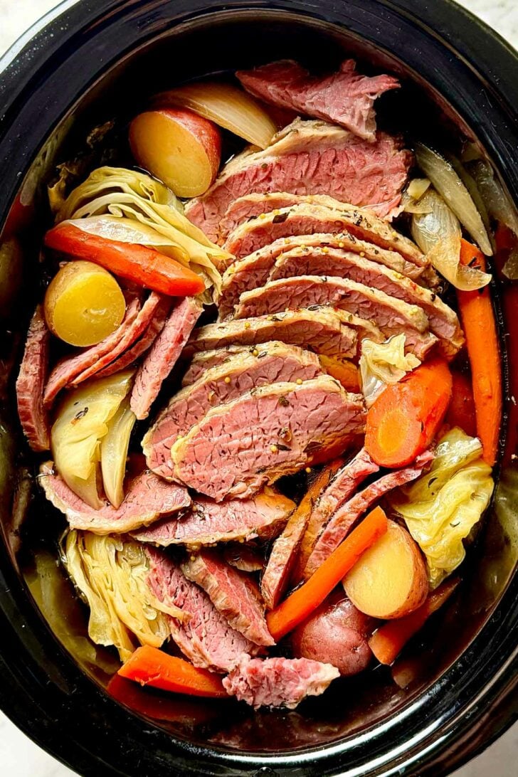 Corned Beef and Cabbage foodiecrush.com
