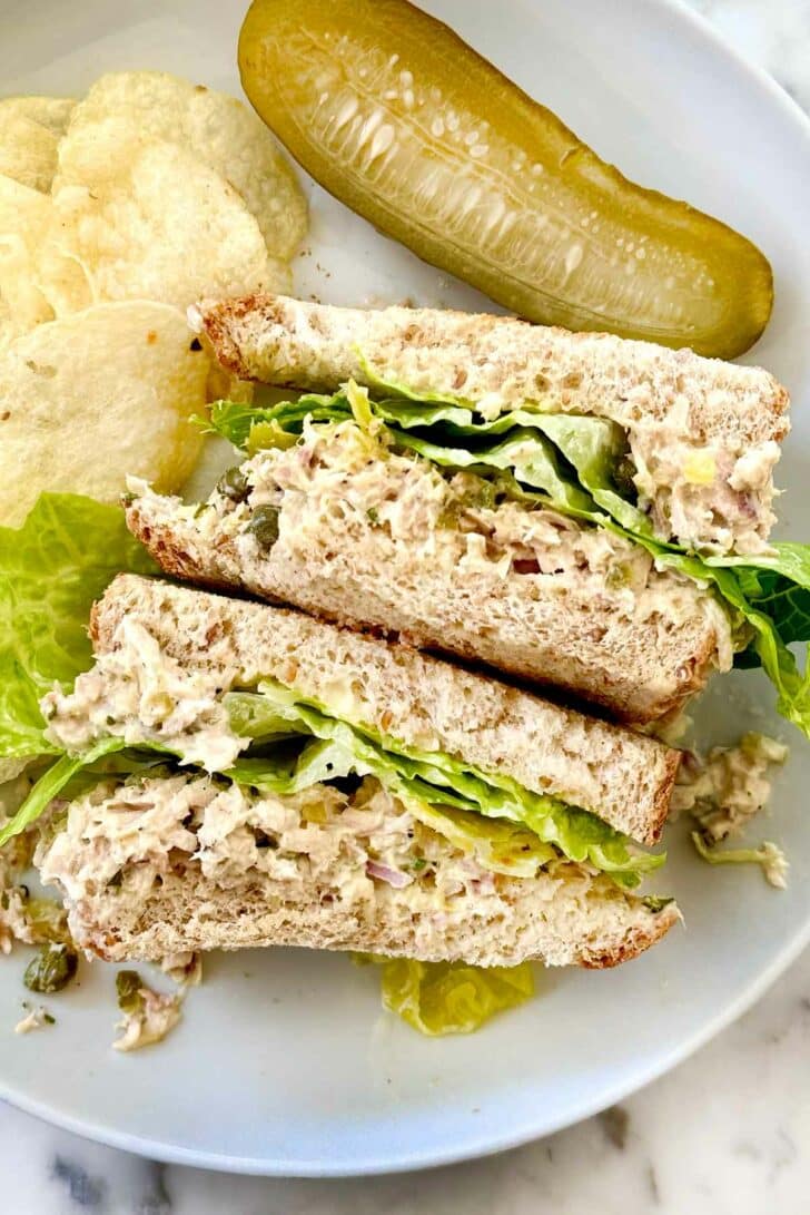Tuna Salad Sandwich foodiecrush.com 