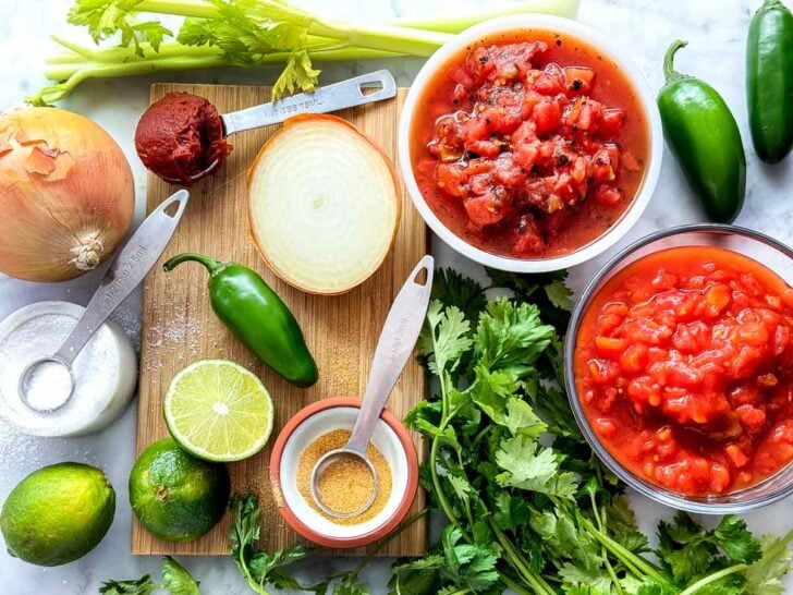 What's in homemade salsa ingredients foodiecrush.com