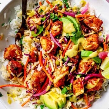 Fish Taco Bowls foodiecrush.com