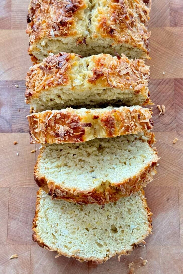 Banana Bread with Coconut foodiecrush.com