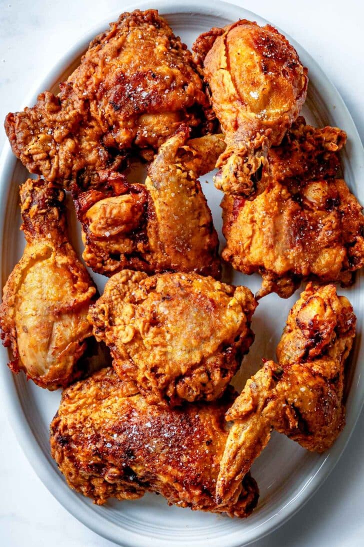 Buttermilk Fried Chicken on a platter