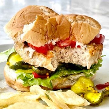 Turkey Burger foodiecrush.com