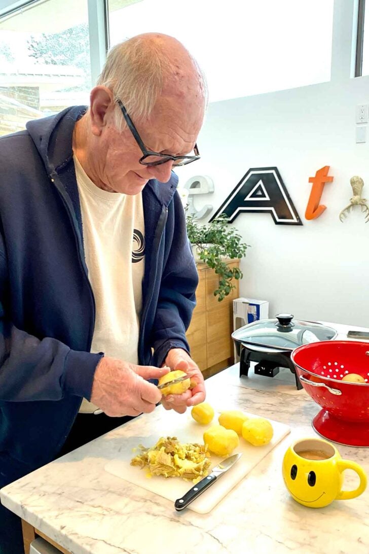 DW cooking potatoes foodiecrush.com