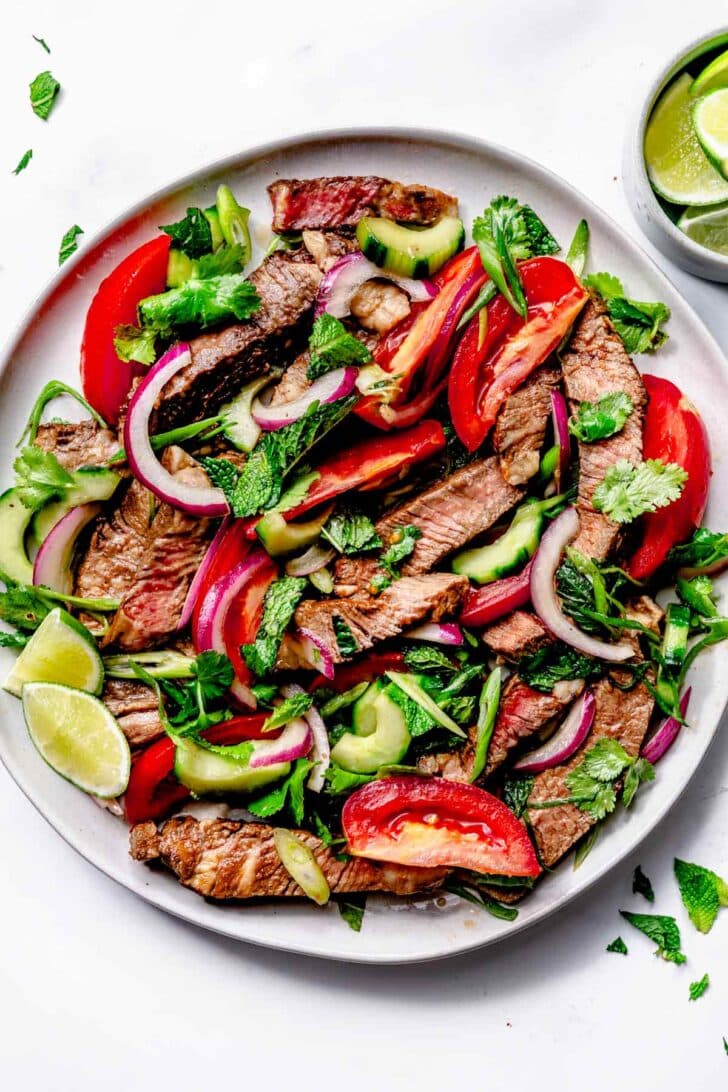 Thai Beef Salad (Yum Nua) foodiecrush.com