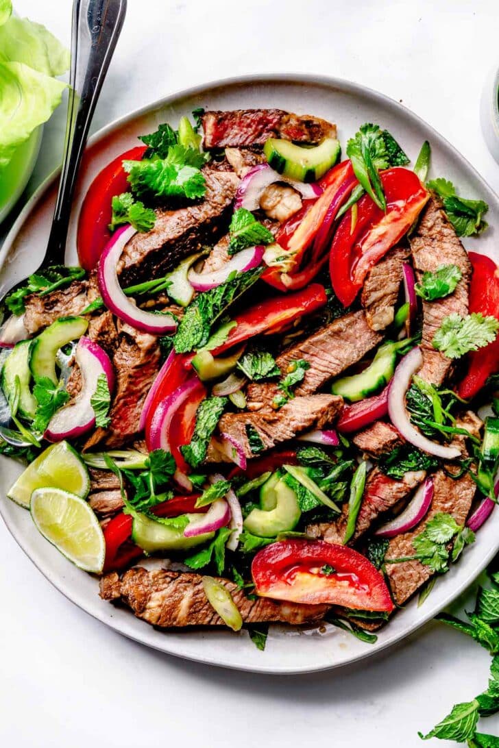 Thai Beef Salad (Yum Nua) foodiecrush.com