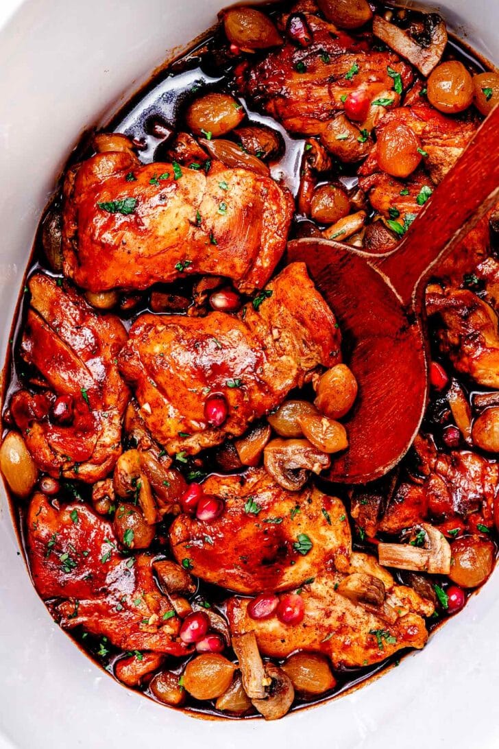 Slow Cooker Balsamic Chicken in Crock Pot