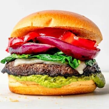 Portobello. Mushroom Burger foodiecrush.com