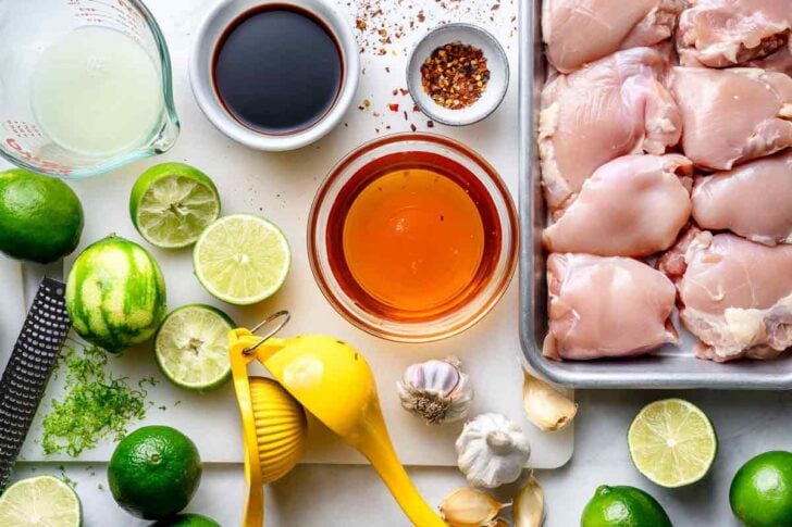 What's in Grilled Honey Lime Chicken recipe ingredients