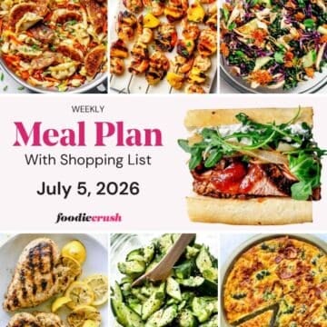 Weekly Meal Plan: July 5, 2026