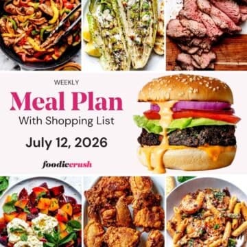 Weekly Meal Plan: July 12, 2026