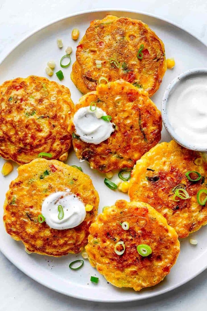 Golden Sweet Corn Fritters