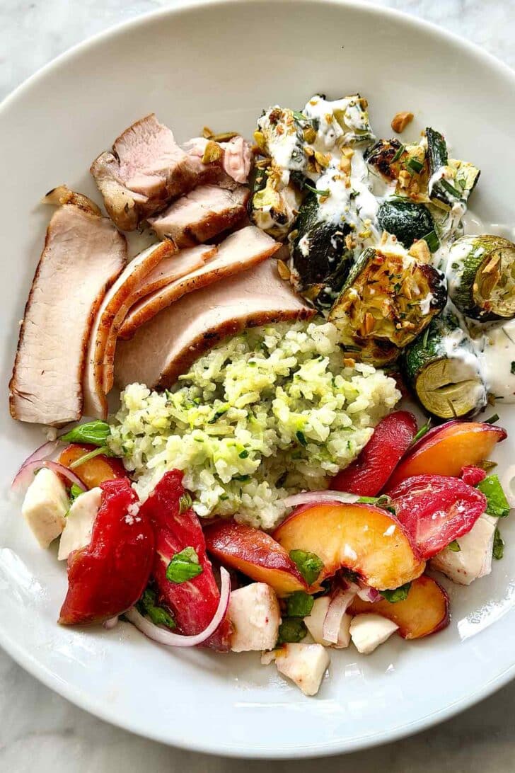Grilled Pork Chops on plate