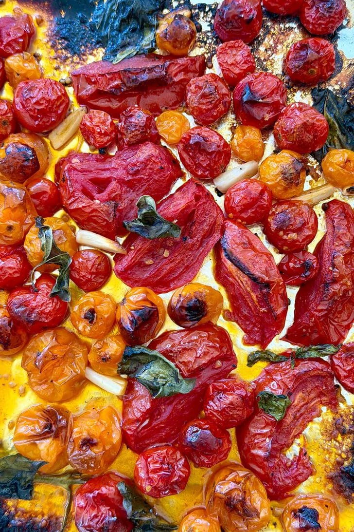 Roasted Tomatoes foodiecrush.com